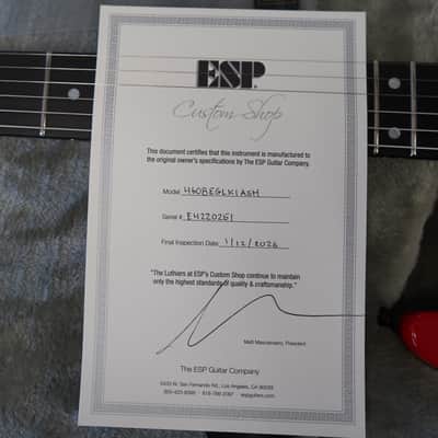ESP CUSTOM SHOP George Lynch Kamikaze-I Custom (8.25 lbs Swamp Ash body) 6-String Electric Guitar w/ Case image 7