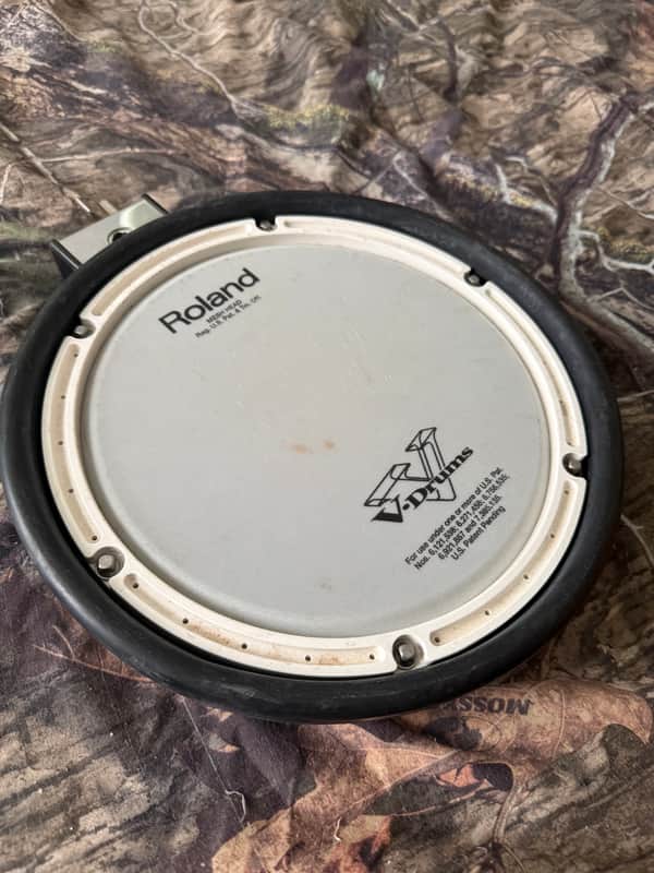 Roland PDX-8 V-Drum 10" Dual-Trigger Mesh Snare Drum Pad 2010s - Black image 1