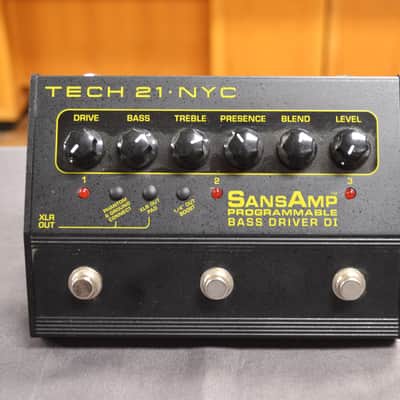Tech 21 SansAmp Programmable Bass Driver DI Pedal image 2