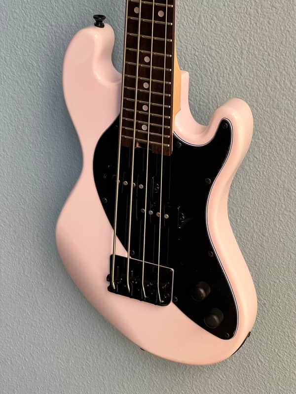Kala UBASS-SB-LP-FS Solid Body Fretted U-Bass 2023 - Present - Pale Pink image 1