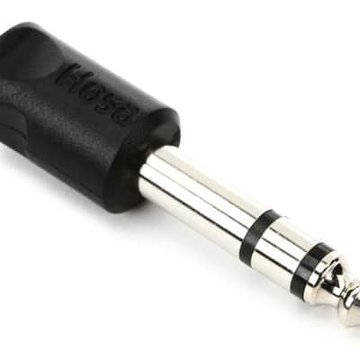 Hosa GPM-103 1/4 inch TRS Male to 3.5mm TRS Female Stereo Headphone Adapter image 2