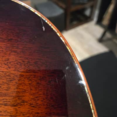 Solid wood! Alvarez Masterworks Cutaway Dreadnought with Electronics 2010s - Shadowburst image 7