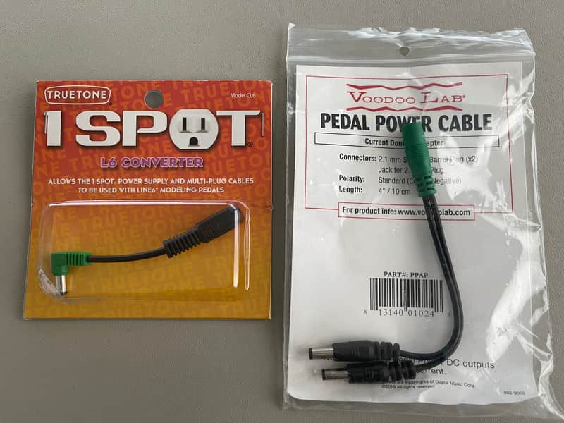 Truetone One Spot L6 Converter and  Voodoo Lab Pedal Power Cable Bild 1