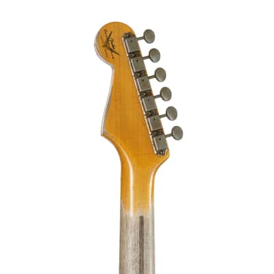 Fender LTD 70th Anniversary '54 Stratocaster Super Heavy Relic WF 2-Color Sunburst - Custom Electric Guitar image 5