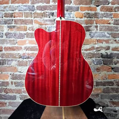 Zager ZAD-50CE OM Acoustic Electric Guitar w/ Upgraded 2020 Fishman & HSC (2013 - Natural Finish) image 11