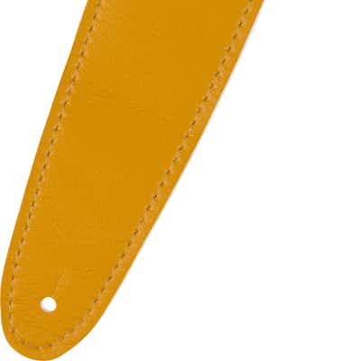 Fender Microfiber Adjustable Vegan Leather Strap, 2.5" Wide Butterscotch Blonde image 2