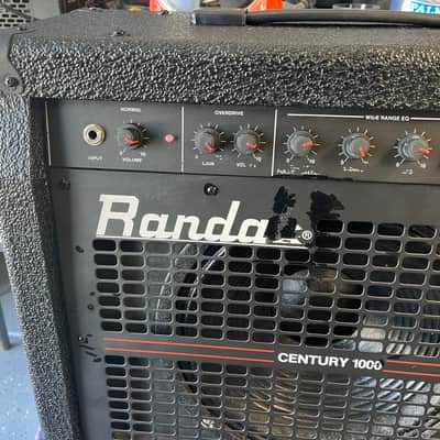 Vintage Randall Century 1000 Solid State Amp - Spring Reverb - RARE image 3