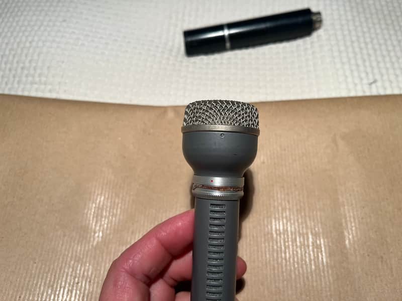 AKG D 19 C Cardioid Dynamic Microphone 1960s - Nickel image 1