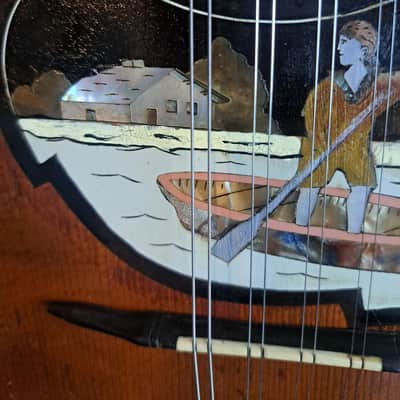 VOOTLANDSPERLE (VOGTL) Old "Boat" Mandolin 1920s image 18