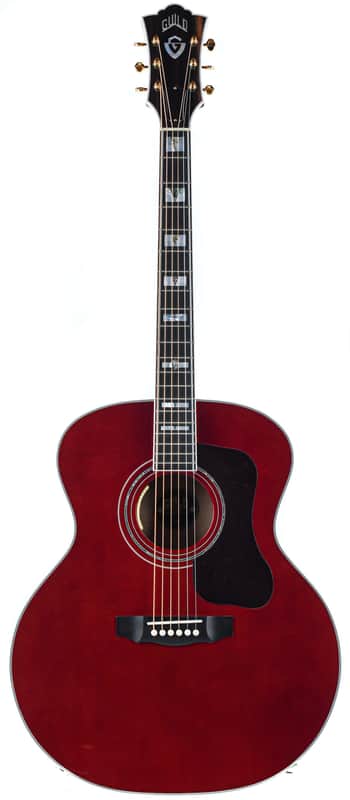 Guild F55E Maple Oxblood Red LTD image 1