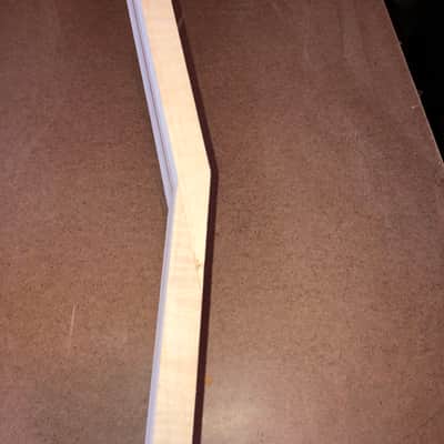 Laminated neck blank with scarf joint long for Bass or Guitar image 6