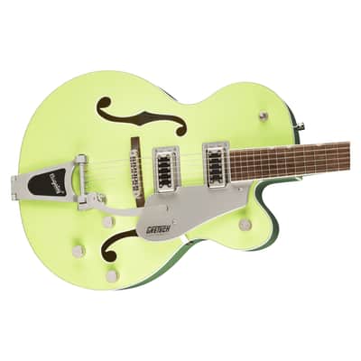 Gretsch G5420T Electromatic Classic Hollow Body Electric Guitar w/Bigsby, Laurel Fingerboard, Two-Tone Anniversary Green image 3