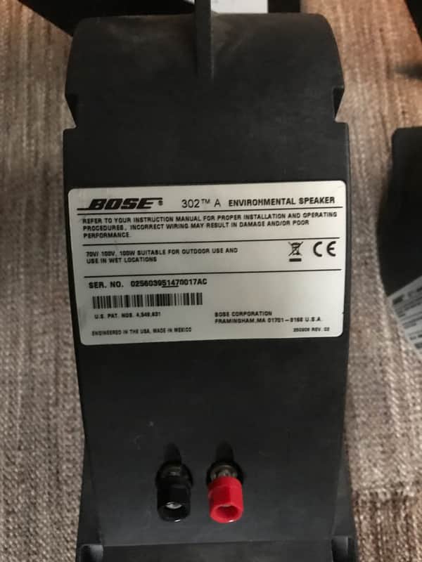 Bose Panaray 302 A (pair) 2000’s - Black image 1