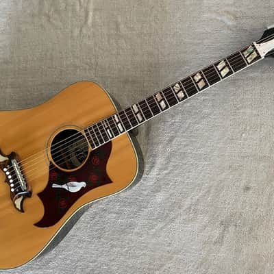 1970’s Alvarez 5025 Acoustic Guitar Dove Copy Dreadnought Made in Japan MIJ Solid Spruce Top + Case - VIDEO image 6