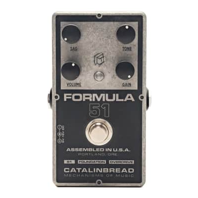 Catalinbread - Formula 51 - Guitar Overdrive Effect Pedal - w/Box - x8176 - USED image 1