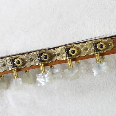 RARE 1989 Michael Menkevich Custom 10-String Classical Harp Guitar, Spruce/Brazilian, w/Case image 9