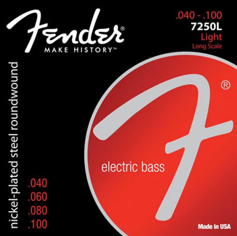 Fender Super Bass 7250s Bass Guitar Strings 40-100 image 1