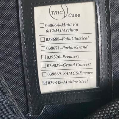 Godin TRIC Multiac Steel/Ambiance/Spectrum Deluxe Guitar Case Regular Black image 3