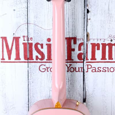 Gretsch G5021E Rancher Penguin Parlor Acoustic Electric Guitar Shell Pink image 13