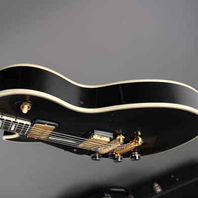 2006 Gibson Les Paul Custom Black Beauty Left Handed *Headstock Repair* image 18