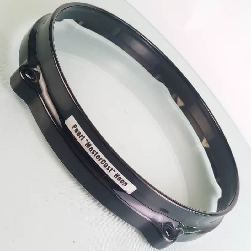 *Pearl Mastercast DCB0805 8" Die-Cast Hoop 5-Hole Black 2023 Rim Tom Drum Master image 1