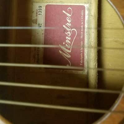 Minstrel  Acoustic Guitar image 10