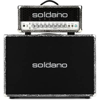 Soldano SLO-30 Super Lead Overdrive 30-watt Tube Head with 120-watt 2x12 Cabinet - Snake Skin image 3