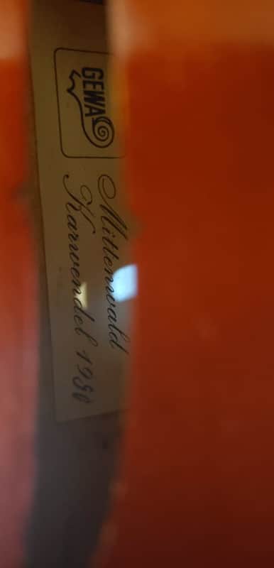 GEWA Mittenwald Karwendel 4/4 Size Violin with Case and Bow | Reverb
