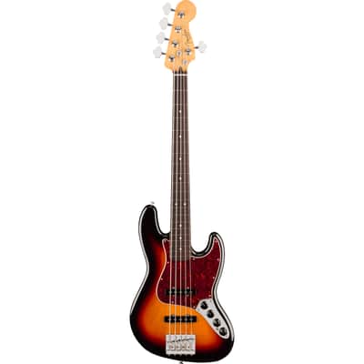 Fender Player II Modified Jazz Bass V RW 3-Tone Sunburst - 5-String Electric Bass image 1