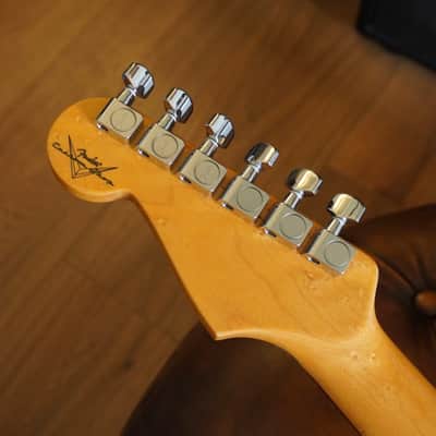 2011 Fender Custom Shop Custom Deluxe Stratocaster – Sherwood Green Relic – AY Pickups – OHSC image 18