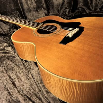 Guild JF65-12 String Jumbo 1995 Westerly Rhode Island Highly Figured Maple Archback Flame Neck F412 image 12
