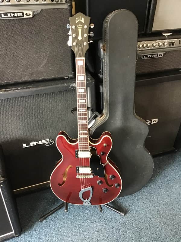 Guild 1980 STARFIRE IV SF4-D 1980 - DARK RED image 1