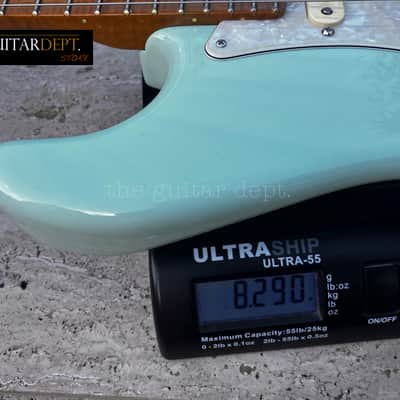 ♚MINT♚ FENDER Custom Shop CUSTOM Stratocaster ♚ TRANS SURF GREEN ♚AAA ROASTED NECK♚FAT 60's Handwounds !♚£5199 image 24