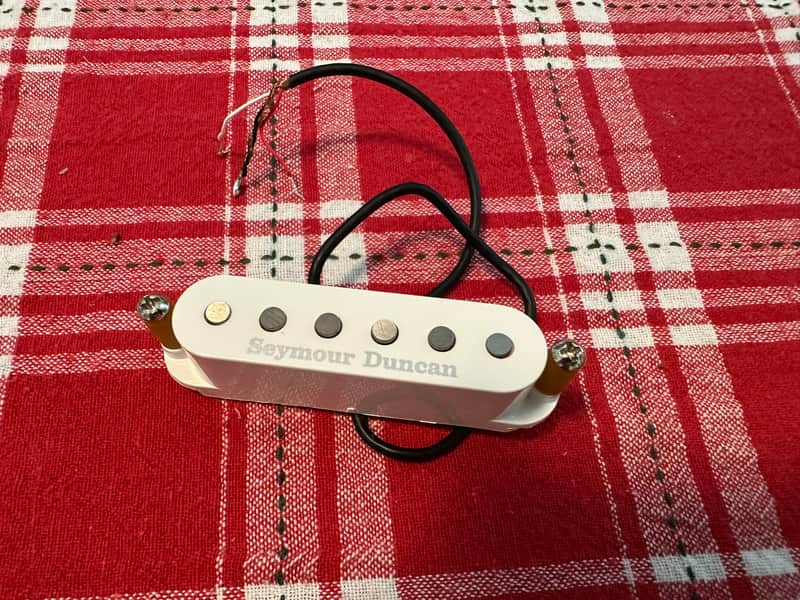 Seymour Duncan STK-S9b Hot Stack Plus Strat Bridge Pickup 2010s - White image 1