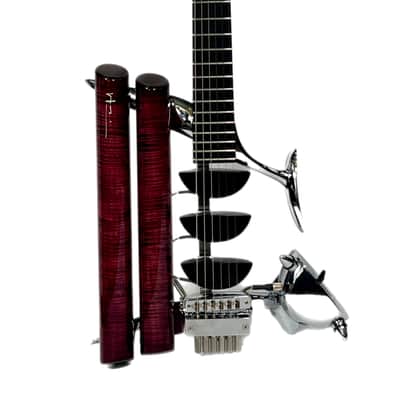 Teuffel Birdfish Prodigy 2021 Aubergine / Ebony w/ secondary tone bars & pickups. MINT. (Authorized Dealer) image 2
