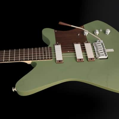Tao Guitars Sutorato “U-A-M” - Lincoln Green (black filled pores) w/ ABM 2-Point Trem. NEW (Authorized Dealer) *VIDEO ADDED* image 5