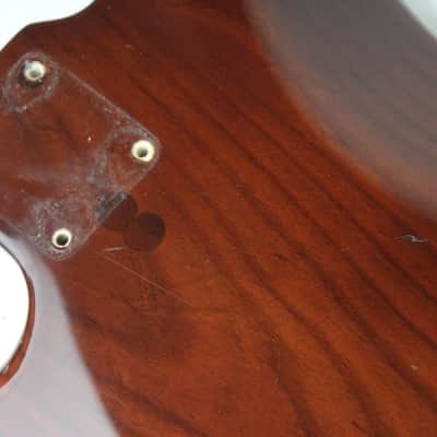 1978 Fender Jazz Bass BODY Burgundy Red Walnut ASH 3-Bolt to 4-Bolt 1970's Vintage image 19