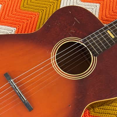 Silvertone Flat Top - 1960’s Made in USA! - Bluesy Tone and Soul! - Americana Fingerpicker!- image 5