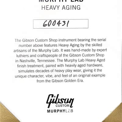 Gibson Custom Shop M2M 1961 SG Standard Striped Murphy Lab Heavy Aged - Walnut #00431 image 17