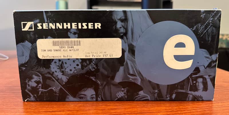 Sennheiser e604 Cardioid Dynamic Drum Microphone 1998 - Present - Black image 1