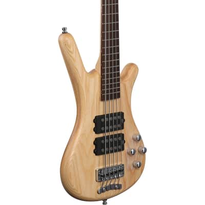 Warwick Rockbass Corvette $$ 5-String Bass, Natural Transparent Satin image 4