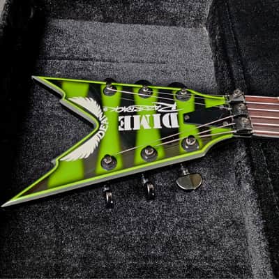 Dean Dimebag, Dime Razorback, Slime Green Bumblebee, mit Koffer, Bj. 2006 image 22