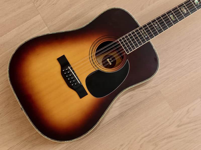 1990s Morris B-50 12-String Vintage Dreadnought Acoustic | Reverb
