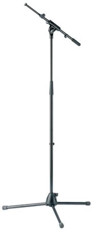K&M 27195 Tripod Base Boom Stand  Black image 1