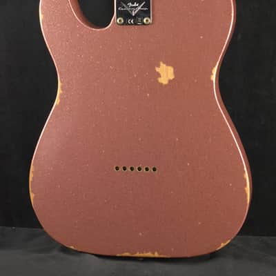 Mint Fender Custom Shop Limited Edition '61 Telecaster Relic Aged Champagne Sparkle image 12