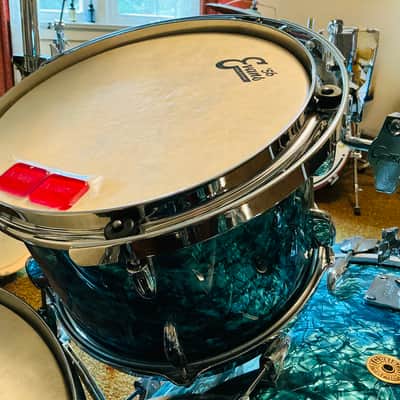 Gretsch Broadcaster 2023 - Turquoise Pearl Nitron-4 piece kit!~ image 3
