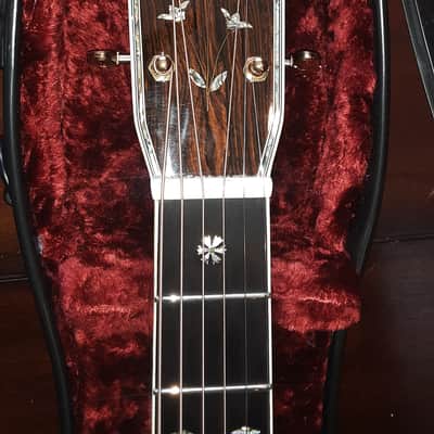 Edmonds D-45 Tight Grain Red Spruce/Bold Black Lined Brazilian * HOLD* image 17