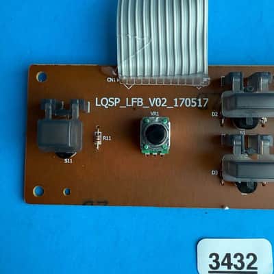 ALESIS RECITAL PRO Digital Piano Part: Volume ON/OFF Button LFB Board [170517] image 4