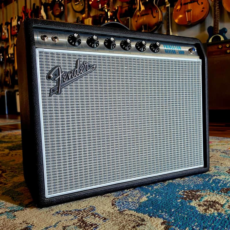 2017 Fender '68 Custom Princeton Reverb - Silverface - Tube Combo Amp image 1