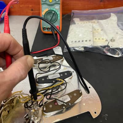 Fender Custom Shop Texas Special 90’s Loaded pickguard! - White image 9
